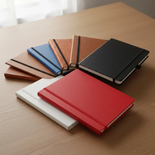 A5 Notebook with Elastic Band Closure Non-Dated 192 Pages