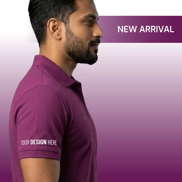 Jack & Jones Jacquard Polo Pure Cotton T-Shirt for Men