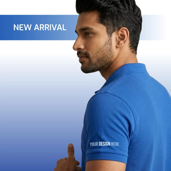 Jack & Jones Plain 100% Cotton Polo T-Shirt for Men